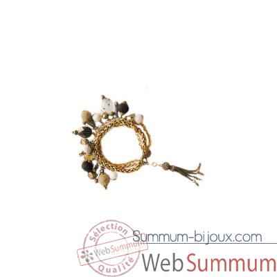 Joyaux de la couronne-Bracelet pêle-mêle fusains-brpelfus