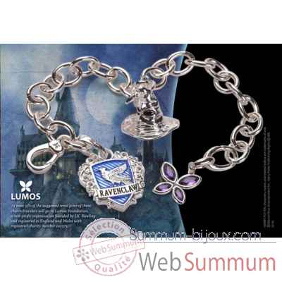 Bracelet charms - lumos serdaigle - harry potter Noble Collection -NN7712