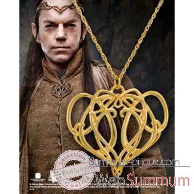 Elrond - pendentif broche argent 925eme Noble Collection -NN1260