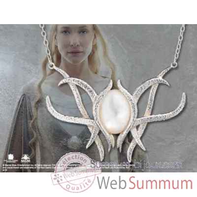 Galadriel - pendentif broche - argent massif Noble Collection -NN1283